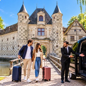 lisieux normandy private airport transfer