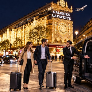 galeries lafayette paris private airport transfer