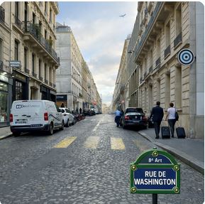 tour and discovery 19022026 RUE DE WASHINGTON 8E ARRONDISSEMENT