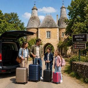 arville perche private transfer arrival