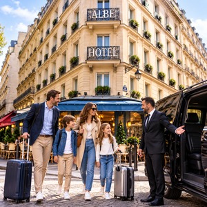 hotel albe saint michel paris airport transfer