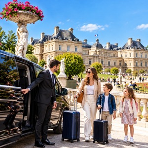 luxembourg gardens paris private airport transfer