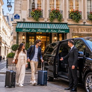 hotel les rives de notre dame paris airport transfer