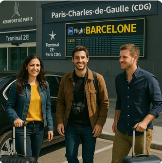 Salida desde CDG hacia Barcelona – Transfer VTC