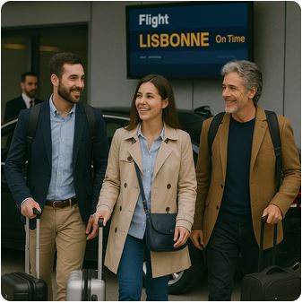 Partida de CDG para Lisboa – Transfer VTC
