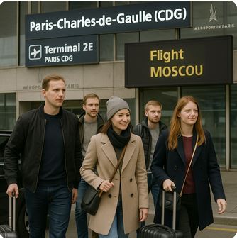 Вылет из CDG в Москву – VTC трансфер