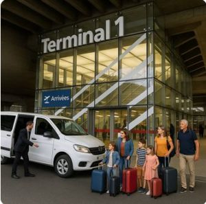 group transfer from CDG Airport to Paris