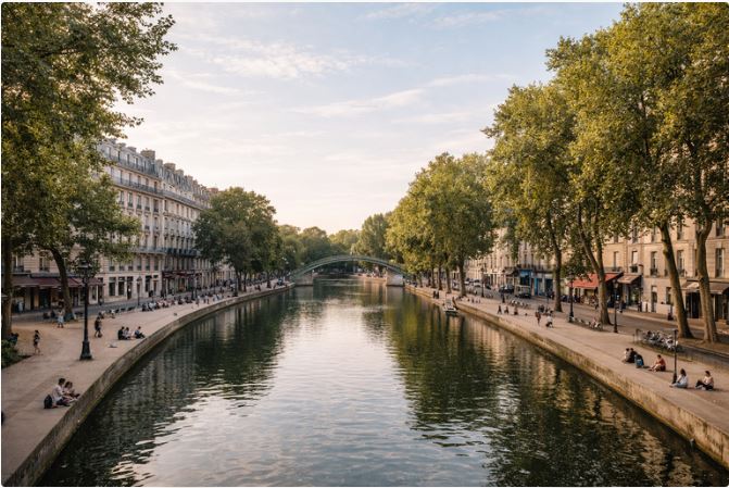 Airport transfer to Canal Saint-Martin area