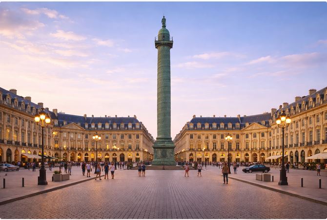 Airport transfer to Place Vendôme