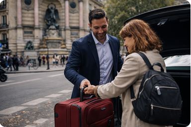 Private transfer to the Latin Quarter from Paris airports