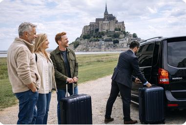 Private transfers to Normandy from Paris airports chauffeur service coastal and historic destinations